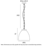 Aydin 35Cm Pendant Light Large