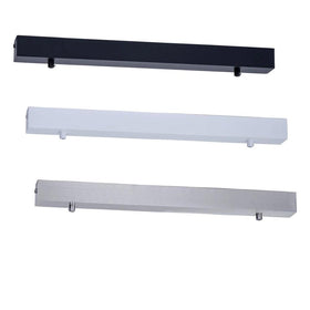 Acc. - 500mm Surface Mounted Rectangle Canopy in Black, White or Satin Chrome Havit Commercial - HCP-48X008