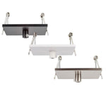Acc. - Recessed Square Canopy 100mm in Black, White or Satin Chrome Havit Commercial - HCP-4XX003