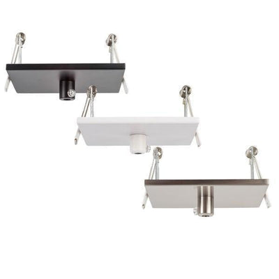 Acc. - Recessed Square Canopy 100mm in Black, White or Satin Chrome Havit Commercial - HCP-4XX003