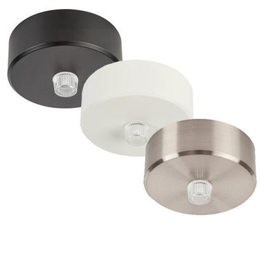 Acc. - Surface Mounted Round Canopy 70mm in Black, White or Satin Chrome Havit Commercial - HCP-4XX001 