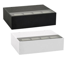 Aluminium LED Wall Washer Dali Dimmable 10w in Black/White Havit Commercial - HCP-23X1004