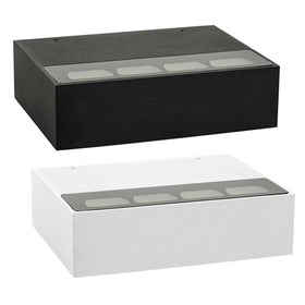 Aluminium LED Wall Washer Triac Dimmable 10w in Black/White Havit Commercial - HCP-23X1002
