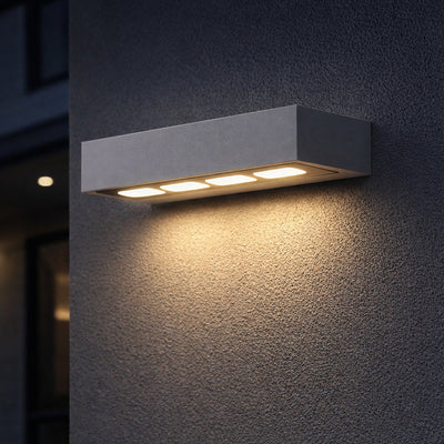 Aluminium LED Wall Washer Dali Dimmable 10w in Black/White Havit Commercial - HCP-23X1004