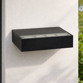 Aluminium LED Wall Washer Triac Dimmable 10w in Black/White Havit Commercial - HCP-23X1002