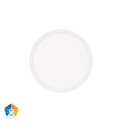 Auster White Dimmable 225mm Slim Oyster Light