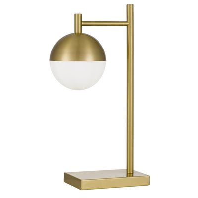 Basilo Table Lamp in Antique Gold or Black