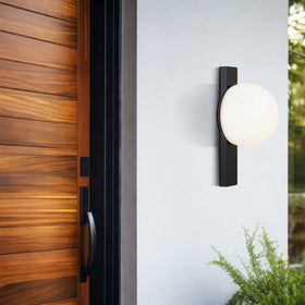 Bernay Exterior LED Wall Light — lifestyle