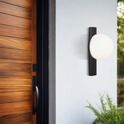 Bernay Exterior LED Wall Light — lifestyle