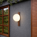 Bernay Exterior LED Wall Light — lifestyle