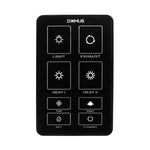 Domus Bathroom Heater Replacement SWITCH Black
