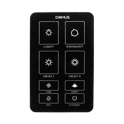 Domus Bathroom Heater Replacement SWITCH Black