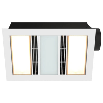 Domino Duo 3-in-1 Bathroom Heater with Dual Heat Lamps