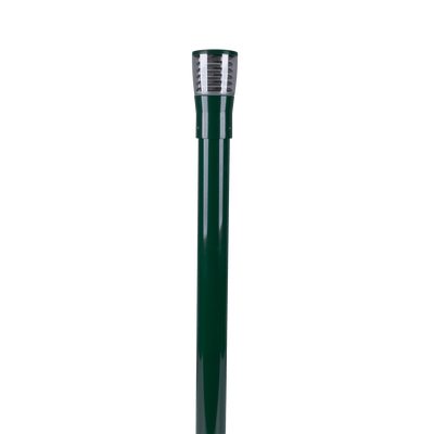 Domus BL-300-1M-KIT - Conical Louvred Bollard Head 1M Kit Garden Light Powder Coated Finish - Green