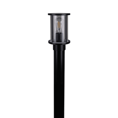 Domus BL-400 Bollard Head 76mm E27 Black