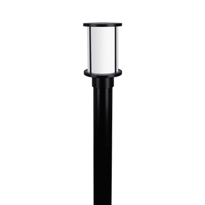 Domus BL-400 Bollard Head 76mm E27 Black