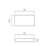 Bloc Outdoor LED Wall Light