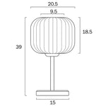 Bobo 1 Light Table Lamp Black