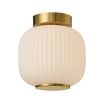 Bobo Batten Fix Ceiling Light — Antique Gold| Opal Matt