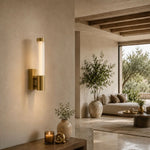 Bremen Single LED Vanity Wall Light — lifestyle