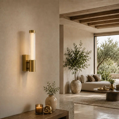 Bremen Single LED Vanity Wall Light — lifestyle