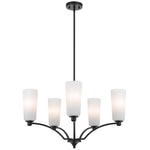 Brevan 5 Pendant Light — Black