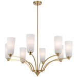 Brevan 8 Pendant Light — Antique Gold