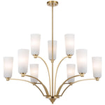 Brevan 9 Pendant Light — Antique Gold