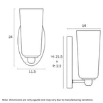 Brevan Single Wall Light
