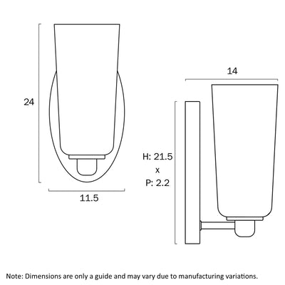 Brevan Single Wall Light