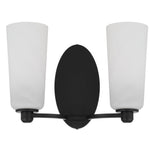 Brevan Twin Wall Light — Black