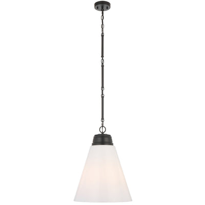 Brine 40Cm Pendant Light Large — Black