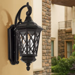 Brinley Mediterranean Outdoor Wall Light — lifestyle