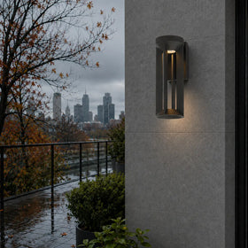 Brixon 40Cm Exterior Wall Light Large — lifestyle