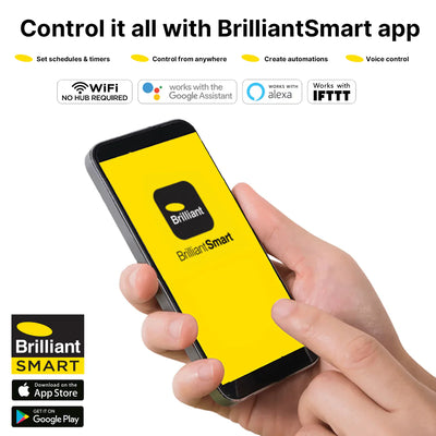 Brilliant Smart Receiver for Vector DC Ceiling Fan