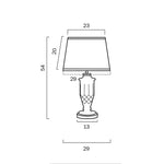 Modern Glass Table Lamp