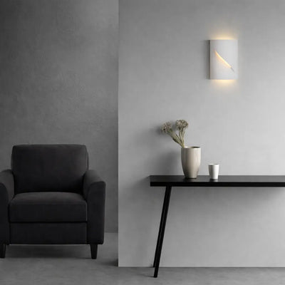 Calro Gypsum Indoor Wall Light — lifestyle