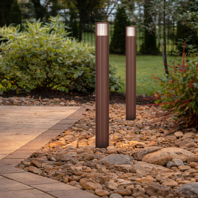 Cashel Exterior Bollard Light — lifestyle