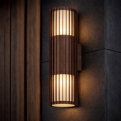 Cashel Twin Exterior Wall Light — lifestyle