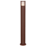 Cashel Exterior Bollard Light — Corten