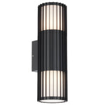 Cashel Twin Exterior Wall Light — Black