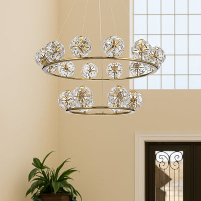 CATANIA 18 LIGHT PENDANT — lifestyle