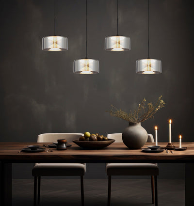 Cedro 4 LED Pendant Light Bar — lifestyle