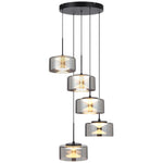 Cedro 5 LED Pendant Light — Black