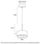Cedro 1 LED Pendant Light