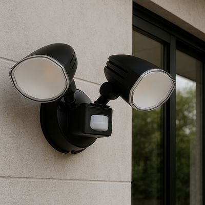 CLARION TWIN EXTERIOR SPOT SENSOR — lifestyle