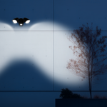 CLARION TWIN EXTERIOR SPOT SENSOR — lifestyle