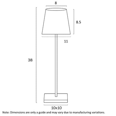 CLIO RECHARGEABLE TABLE LAMP