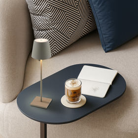 CLIO RECHARGEABLE TABLE LAMP — lifestyle