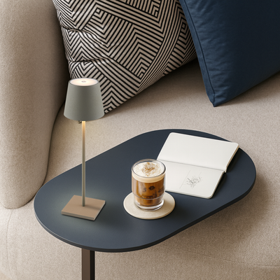 CLIO RECHARGEABLE TABLE LAMP — lifestyle
